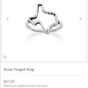 James Avery Texas ring